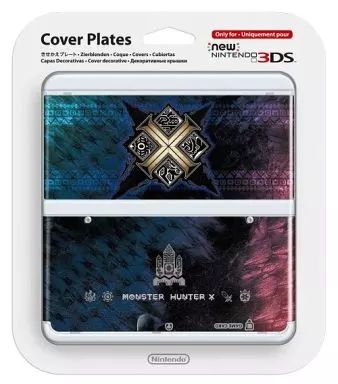 【中古】ニンテンドー3DSハード きせかえプレート NO.065 モンスターハンタークロス(New3DS用)