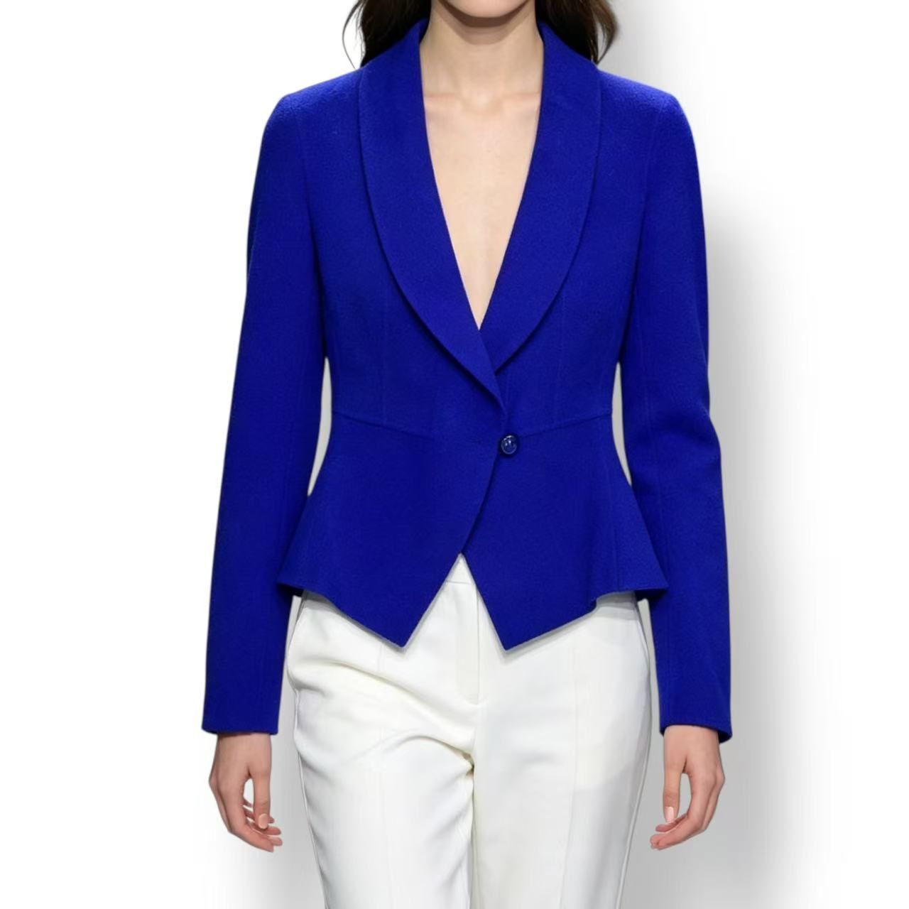 極美品 GIORGIO ARMANI ジョルジョアルマーニ ジャケット ブルー サイズ38
