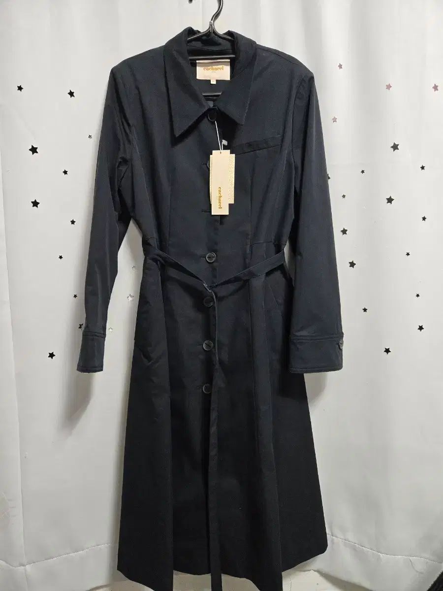 カサレル Long トレンチ コート ネイビー 66 新品