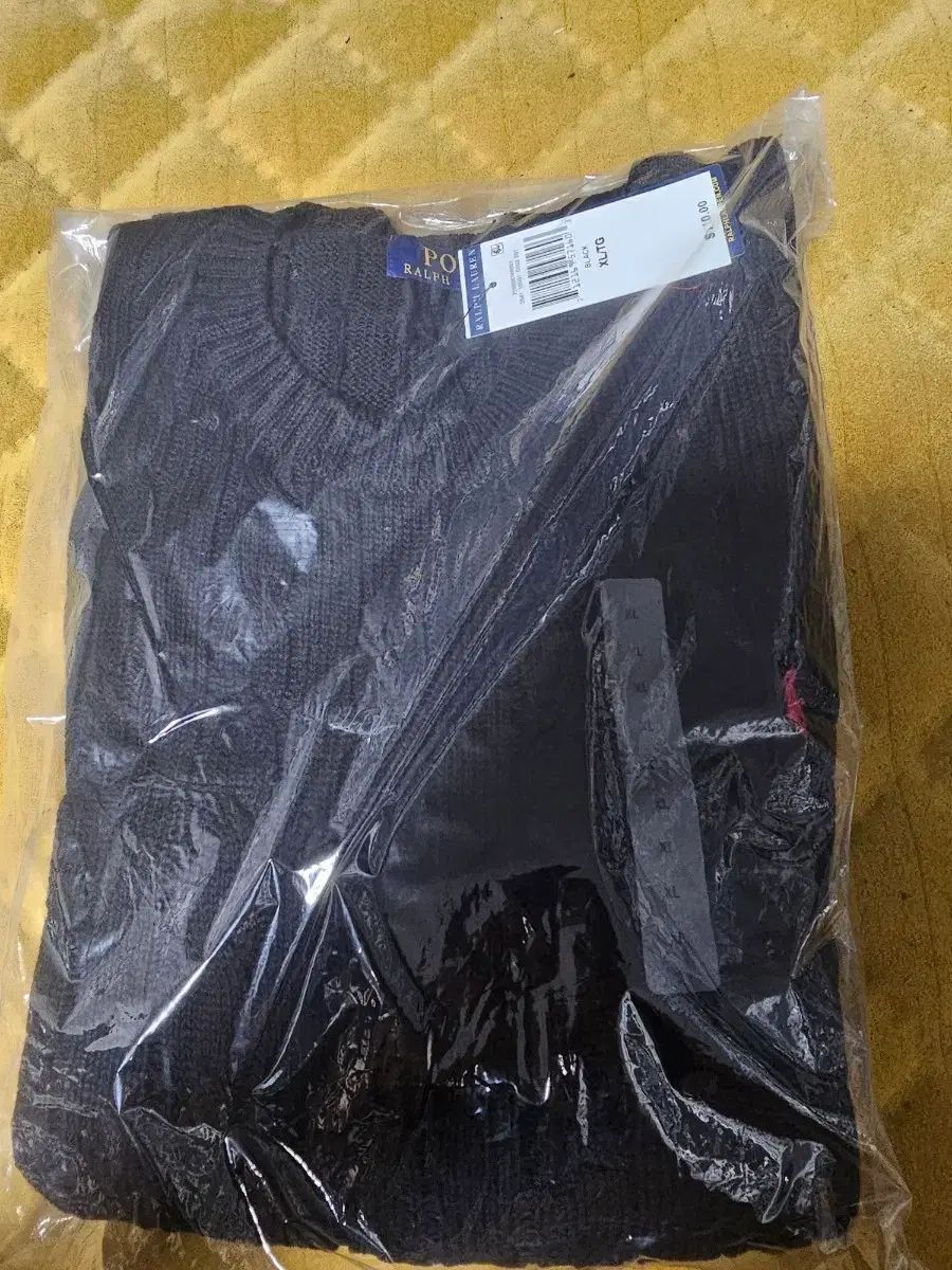ポロ ラルフローレン ブラック ニット XL 新品