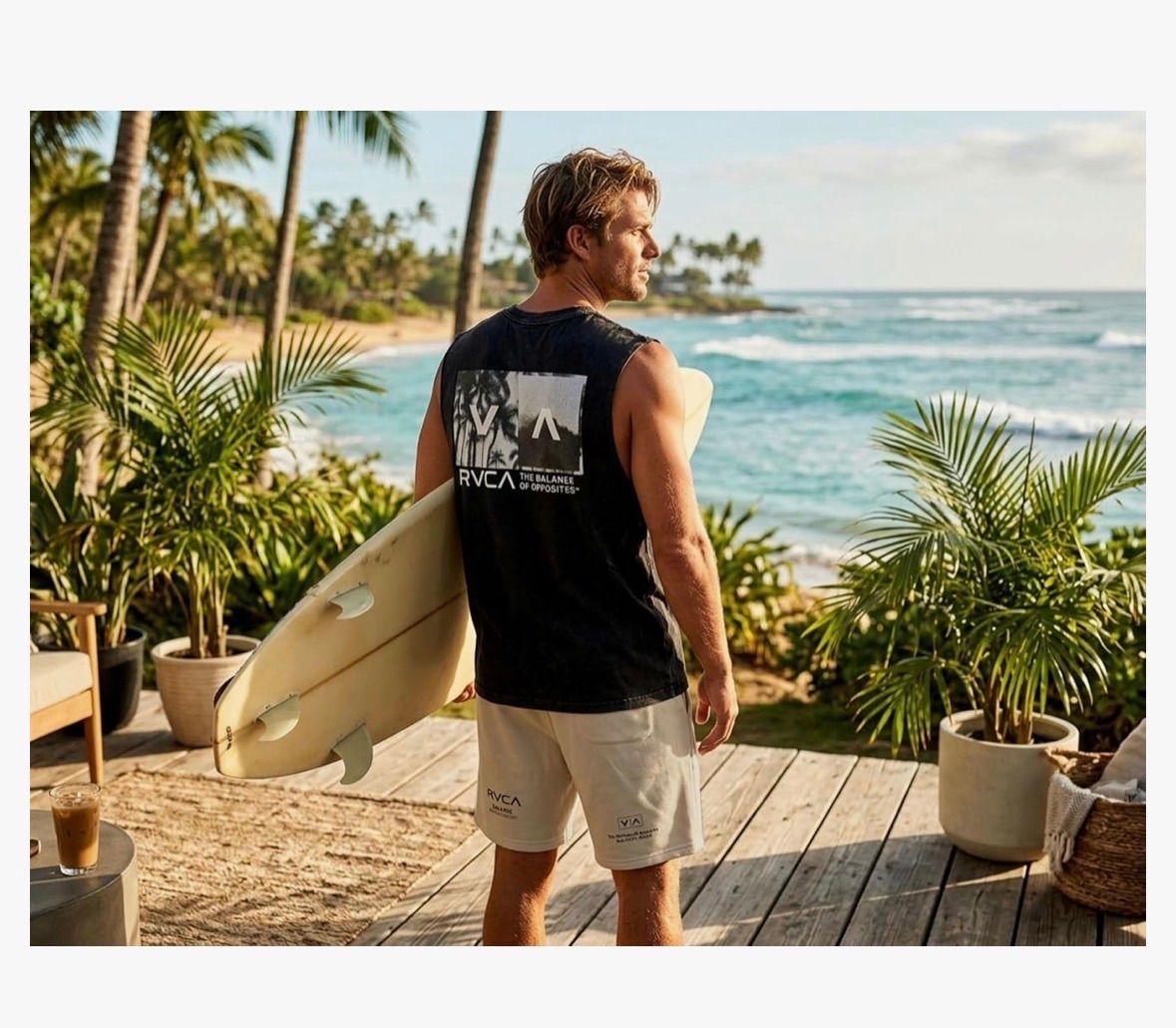 【最短翌日配達】 RVCA ルーカ ルカ メンズ ハーフパンツ ショートパンツ スウェットパンツ サーフブランド アウトレット 【あす楽対応】BF04A-P66-LKH