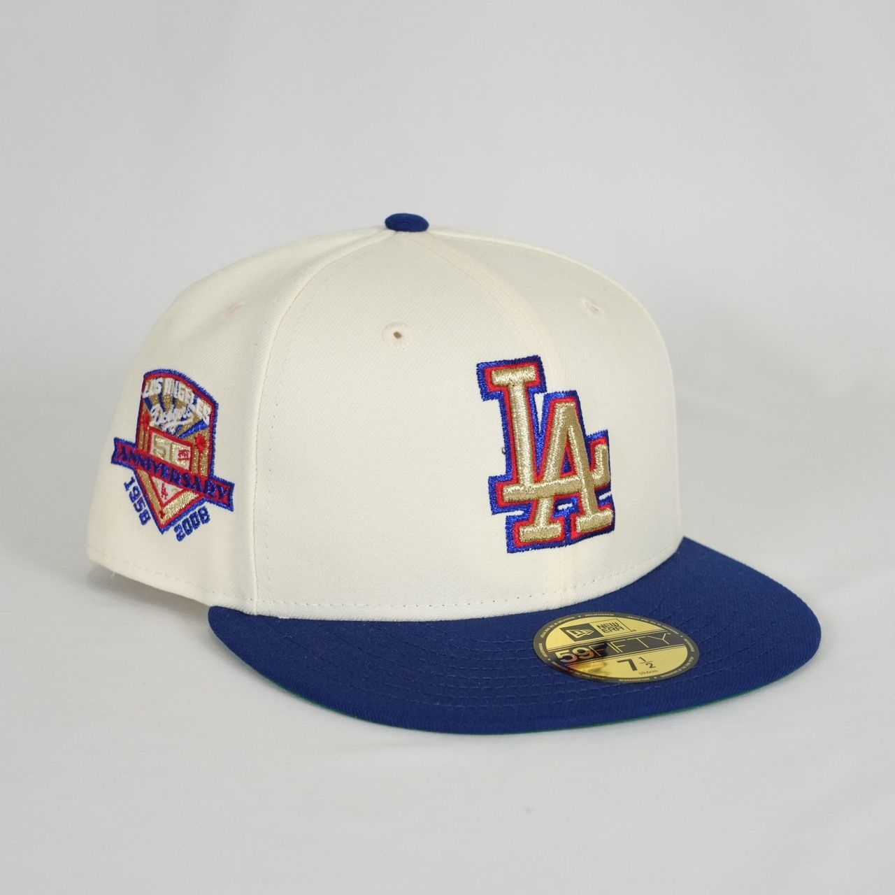 【新品】ロサンゼルス・ドジャース New Era Los Angeles Dodgers 59Fifty 50th Anniversary 7 1/2 (59.6cm) ニューエラ 59FIFTY キャップ MLB 限定 大谷翔平 山本由伸