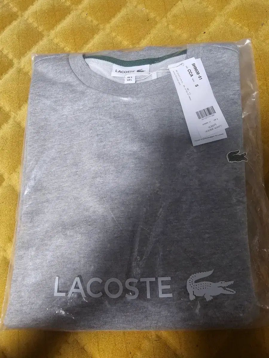ラコステ スウェット グレー L 新品