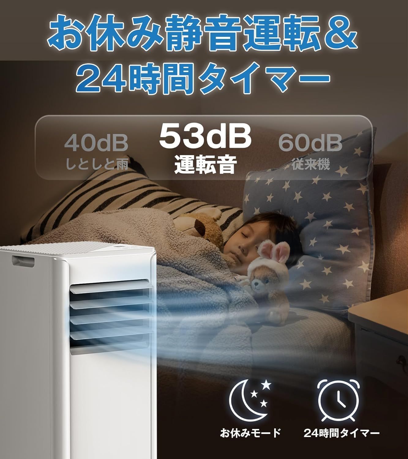 未使用/2024年製/訳あり】Joy Pebble スポットクーラー 工事不要 7.3畳
