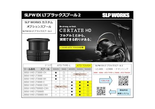 新品】SLPWORKS SLPW EX LT ブラック スプール2 874ebccf