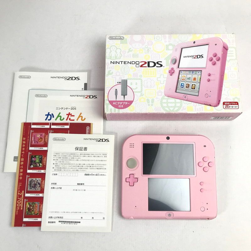 【中古品】 ニンテンドー2DS本体 ピンク 【036-260520-MO-05-fuz】