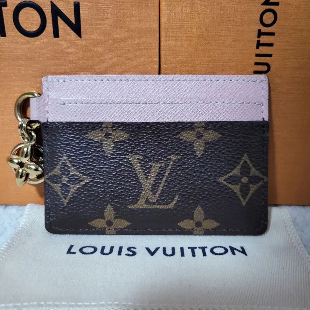 新モデル/フルセット Louis Vuitton ルイヴィトン モノグラム LV チャーム カードケース カードウォレット