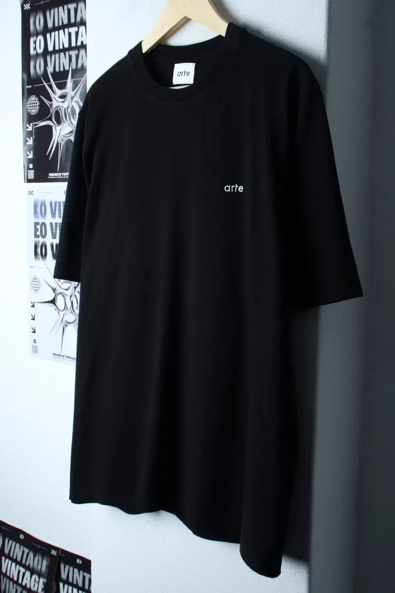 (XL-2XL) アルテ アンドワープ 半袖 Tシャツ バックプリント ブラック-7A25