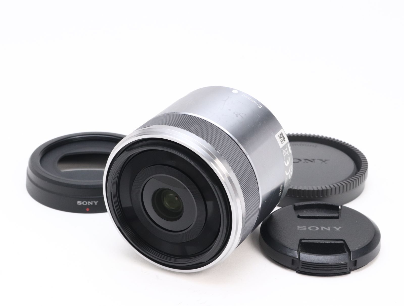 AB- (良品) SONY ソニー E 30mm F3.5 Macro SEL30M35 シルバー 初期不良返品対応 55-178