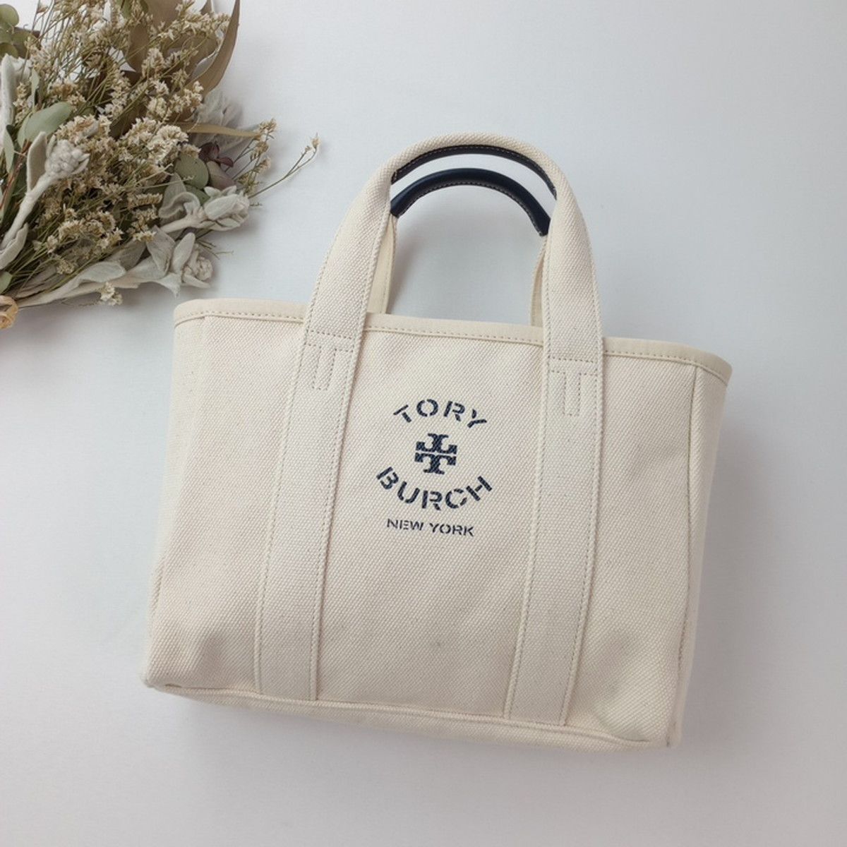 TORY BURCH トリーバーチ キャンバス トートバッグ (112K＋2808)26N 