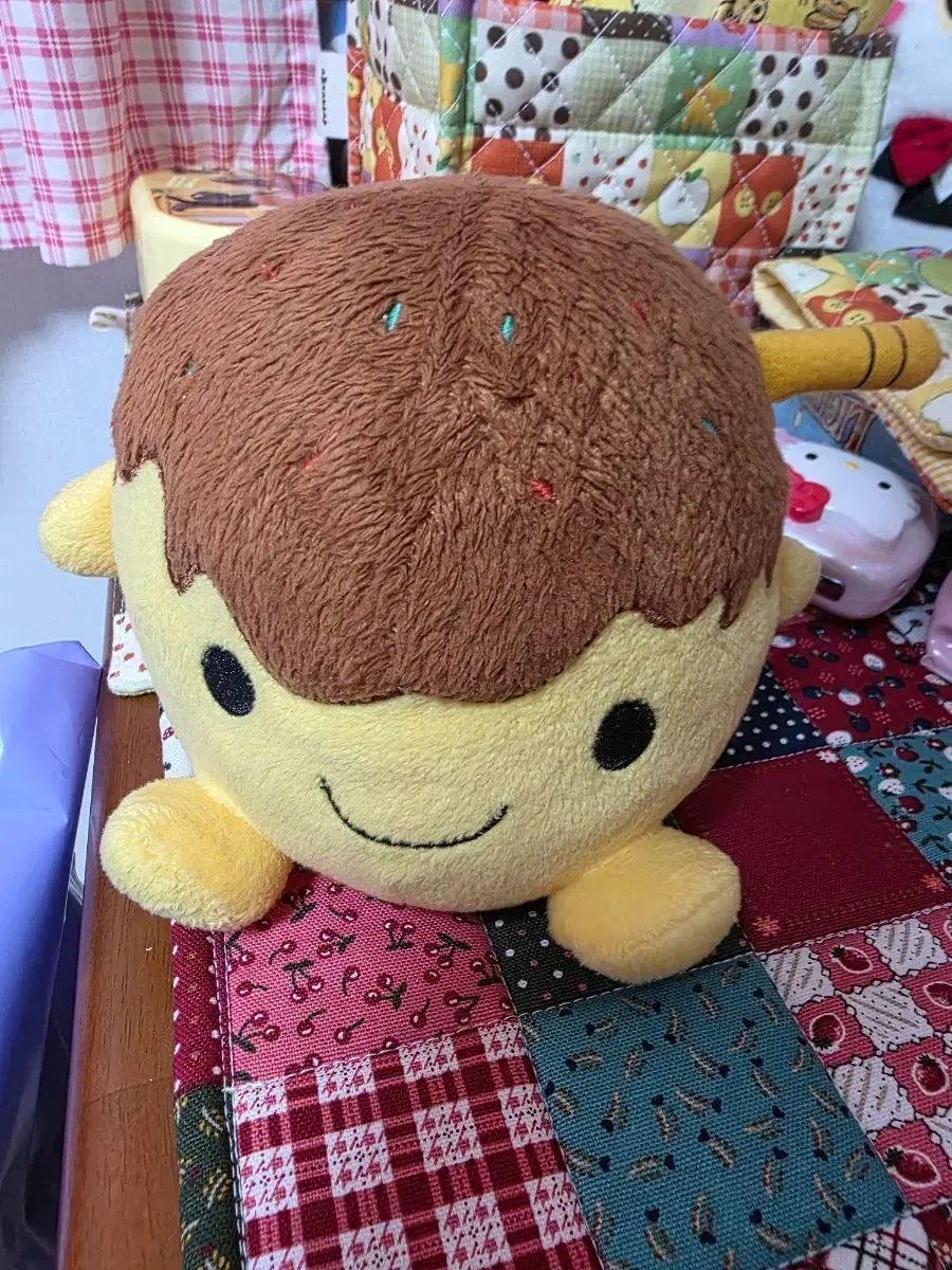 作動しゃべる古典タコヤキぬいぐるみ