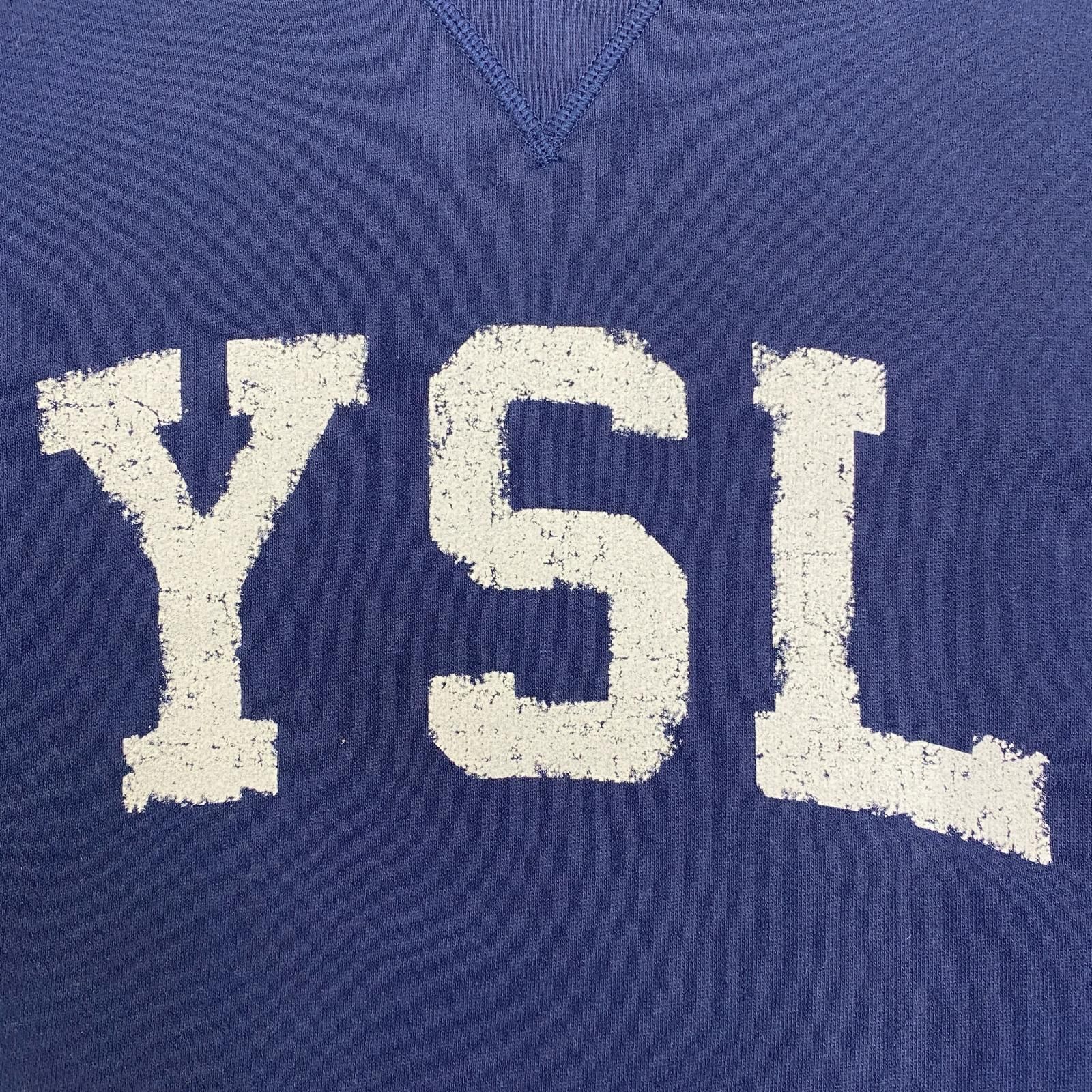 【加古川店】 中古 SAINT LAURENT | サンローラン スウェット 666979 Y36IP  国内正規品 ネイビー サイズ：M 【108】 加古川店】 中古 SAINT LAURENT | サンローラン スウェット 666979
