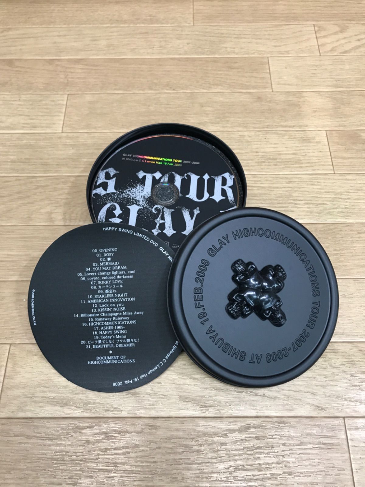 新品 GLAY HAPPY SWING LIMITED DVD CUBE-BOX ☆GLAY HAPPY SWING LIMITED DVD 限定品 CUBE-BOX ハイコミ2007-2008