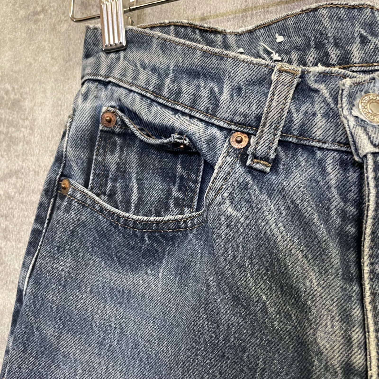 U-270】Levi's リーバイス 525 W30 L ブルーデニム フレアデニム