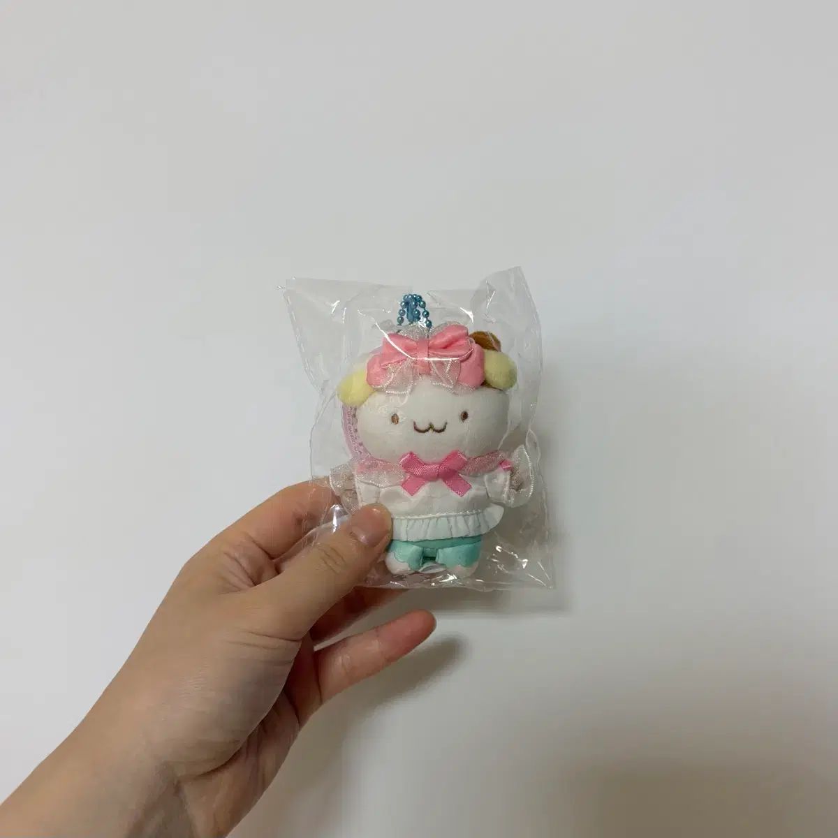 サンリオ ポムポムプリン マフィン 환대 ぬいぐるみ マスコット キーホルダー
