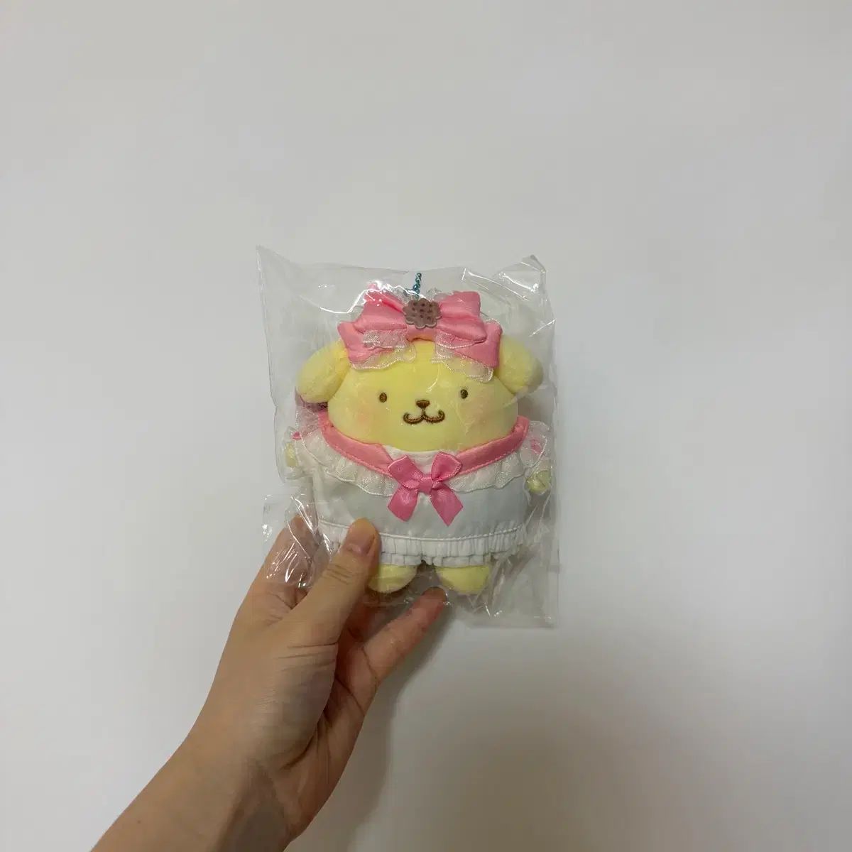 サンリオ ポムポムプリン 환대 メイド マフィン マスコット ぬいぐるみ キーホルダー