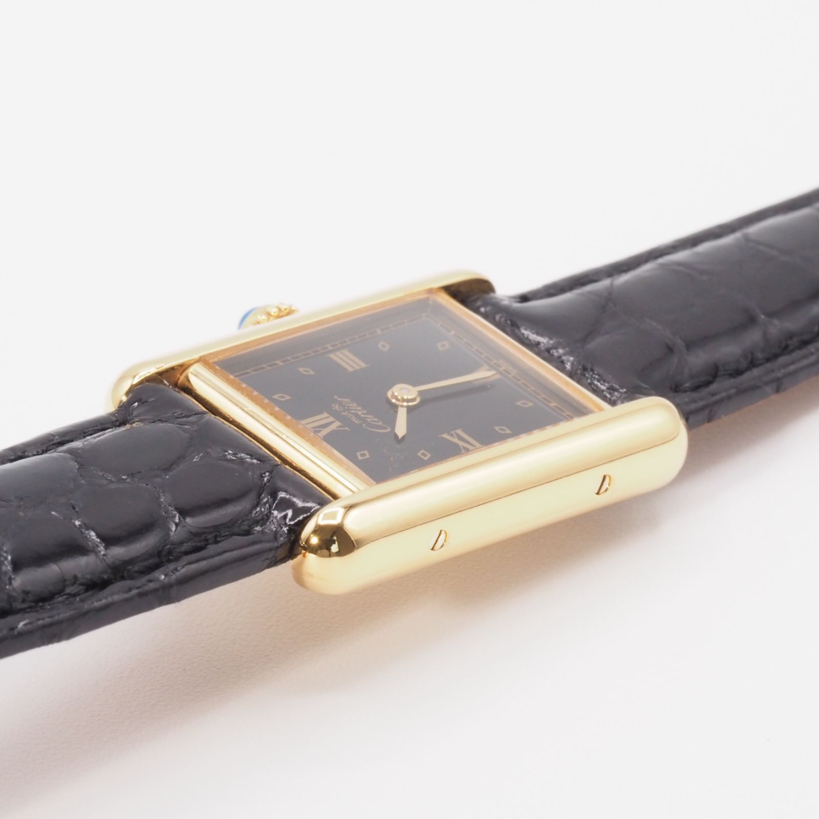 Cartier カルティエ マストタンクSM ブラック Ref.5057001 