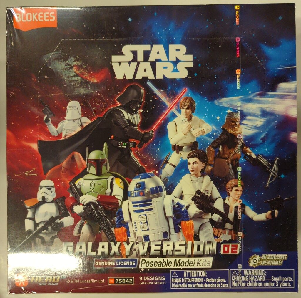 BLOKEES Poseable Model Kits STAR WARS GALAXY VERSION 02 1BOX