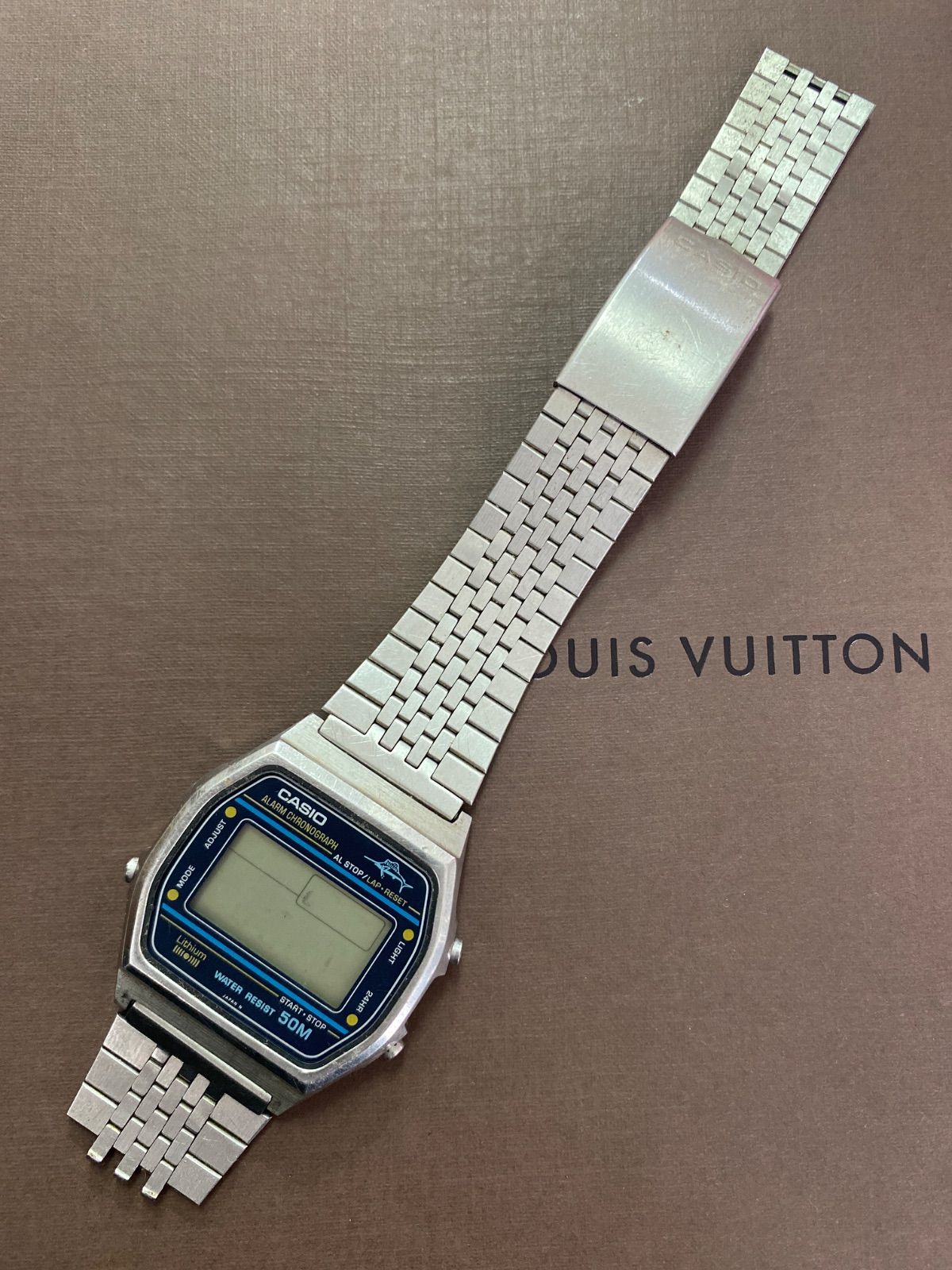 ヴィンテージカジキ　カシオ 36 CASIO 腕時計　レア　入手困難　メンズ　ステンレス　ジャンク扱いで