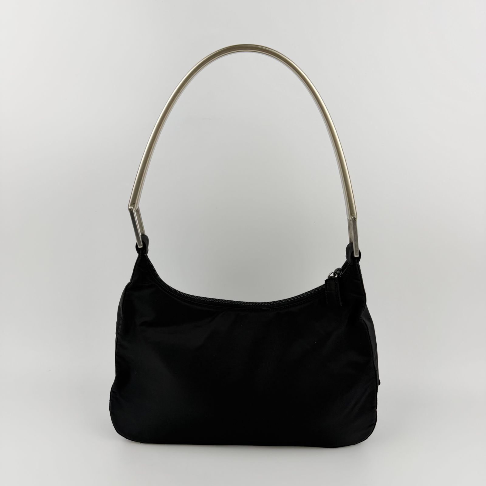 中古】PRADA プラダ ショルダーバッグ ホーボーバッグ ブラック 