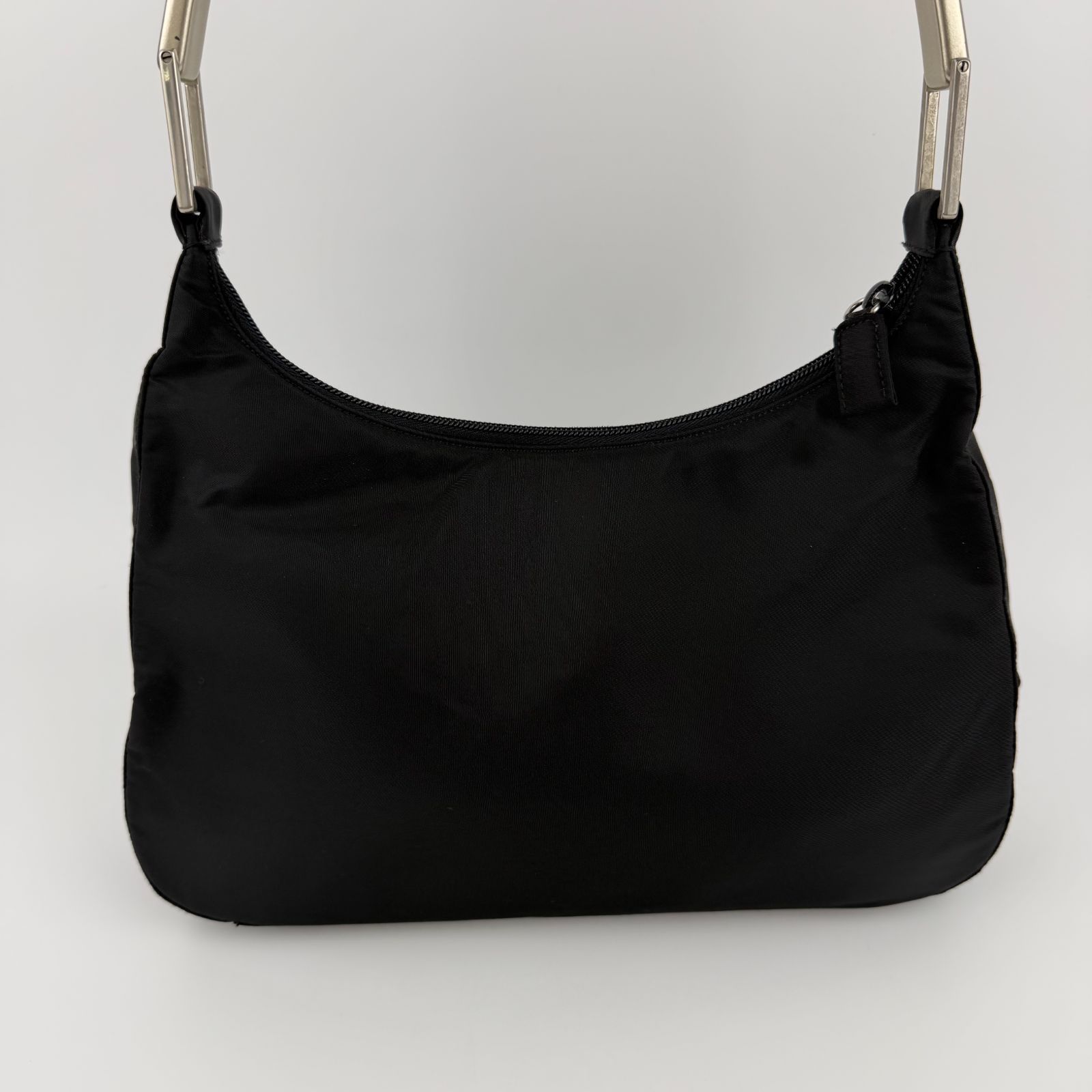 中古】PRADA プラダ ショルダーバッグ ホーボーバッグ ブラック 