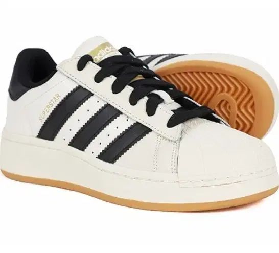 正規品 adidas アディダス SuperStar XLG クリーム 白 コア ブラック