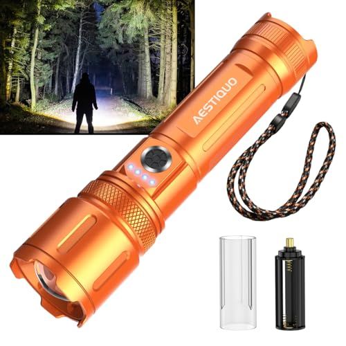 ☆新品☆懐中電灯 強力 高輝度 30000ルーメン 軍用 最強 LEDライト 5000mAh ハンディライト Type-C充電式/電池式 単4形電池対応 IPX6防水 フラッシュライト 5モード調光 ズーム式 アルミニウム合金 耐衝撃2M 新 2658d3e0
