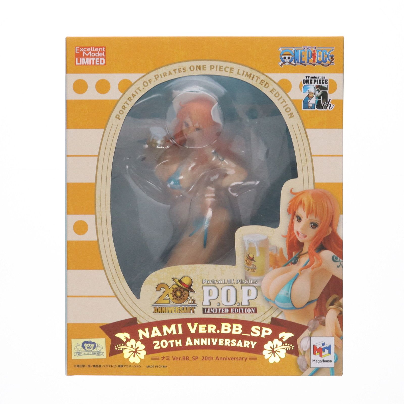 Portrait.Of.Pirates P.O.P LIMITED EDITION ナミ Ver.BB_SP 20th Anniversary ONE PIECE(ワンピース) 完成品 フィギュア プレミアムバンダイ&一部店舗&オンラインショップ限定 メガハウ
