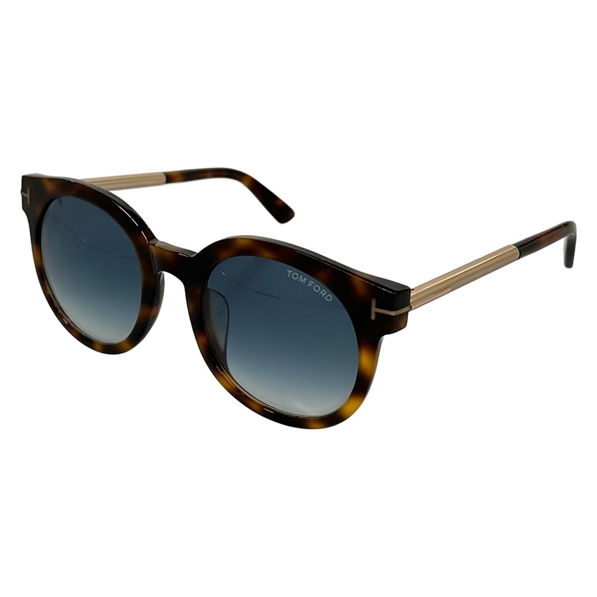 TOM FORD(トムフォード) サングラス - TF435-F ダークブラウン×ネイビー