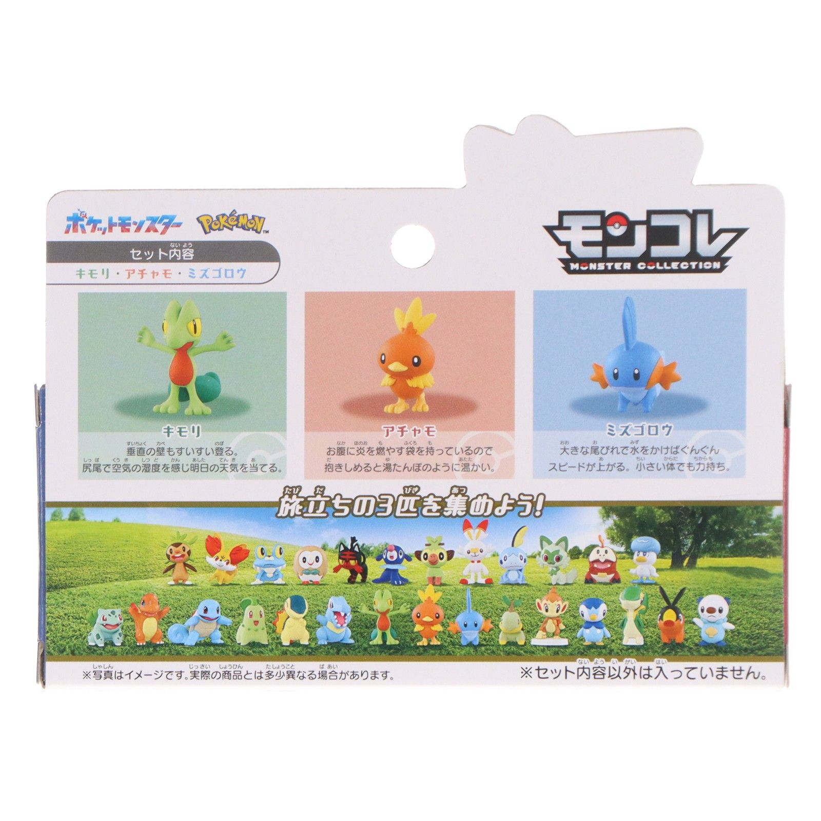 ポケモン30周年記念 モンコレ 旅立ちの3匹セット ホウエン地方