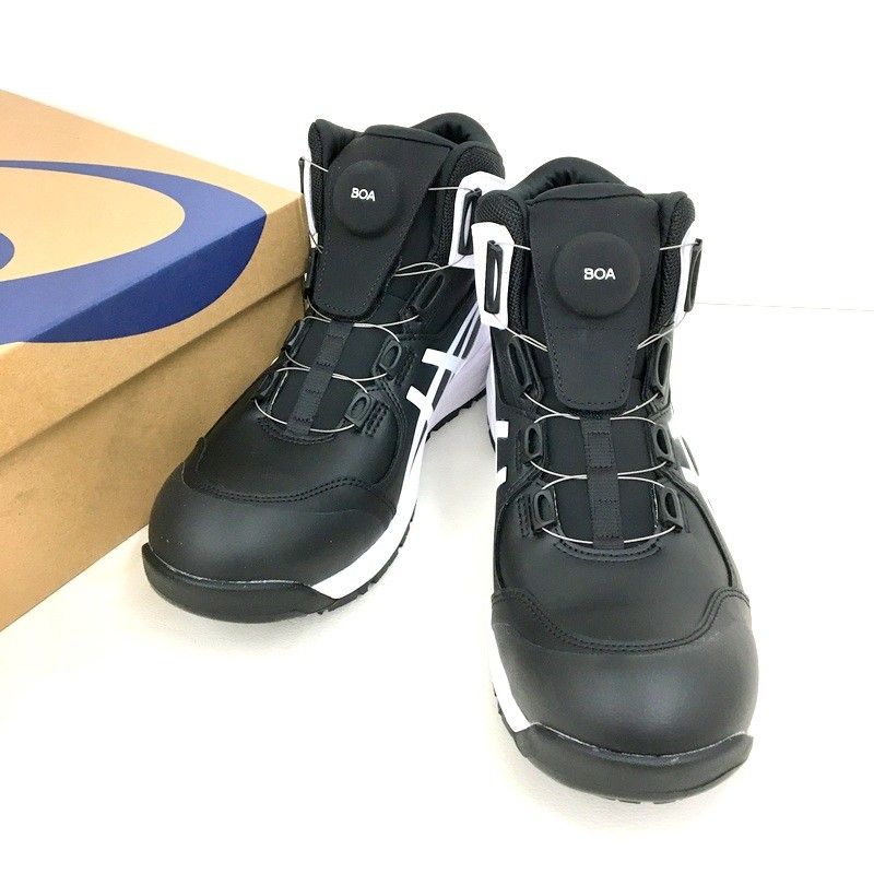 asics アシックス ウィンジョブ CP304 BOA ブラック×ホワイト サイズ 