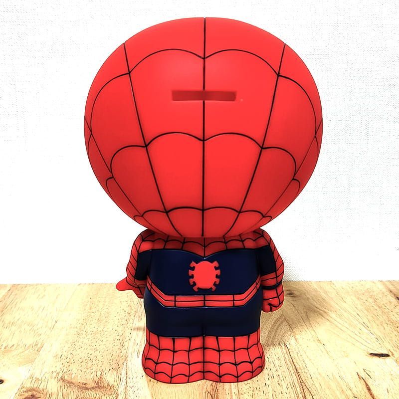 貯金箱 スパイダーマン フィギュア バンク かっこいい マーベル