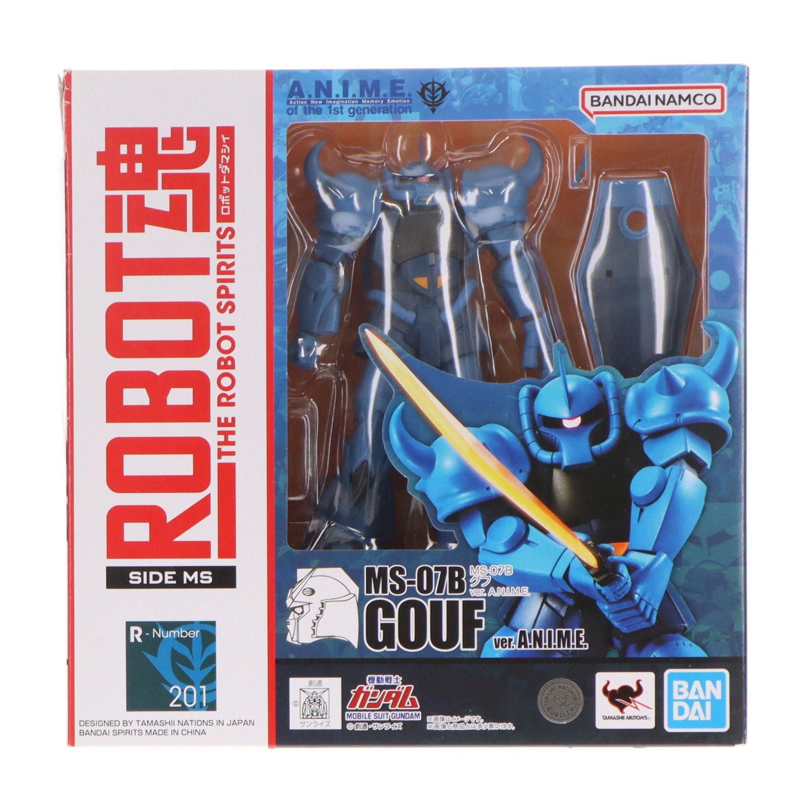 (再販) ROBOT魂(SIDE MS) MS-07B グフ ver. A.N.I.M.E. 機動戦士ガンダム 完成品 可動フィギュア バンダイスピリッツ
