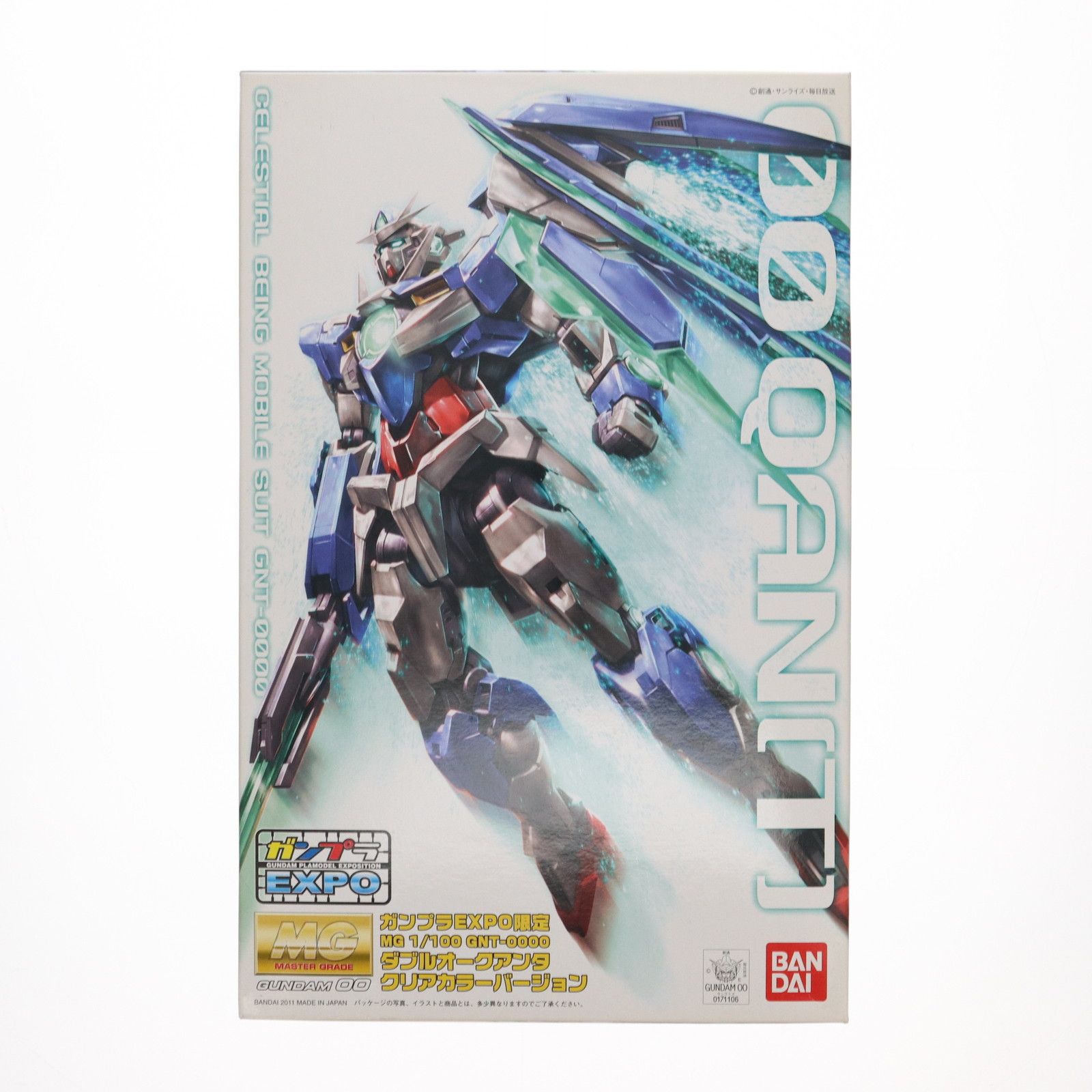 MG 1/100 GNT-0000 ダブルオークアンタ(クリアカラーVer.) 劇場版 機動戦士ガンダム00(ダブルオー) -A wakening of the Trailblazer- プラモデル(0171106) ガンプラEXPO&ホビーオンラインショップ