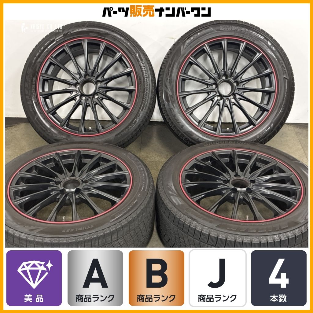 【美品】ベンツ X156 GLAクラス 純正サイズ ユーロテック TW15 18in 8J +48 PCD112 ブリヂストン ブリザック VRX3 235/50R18 即納可能