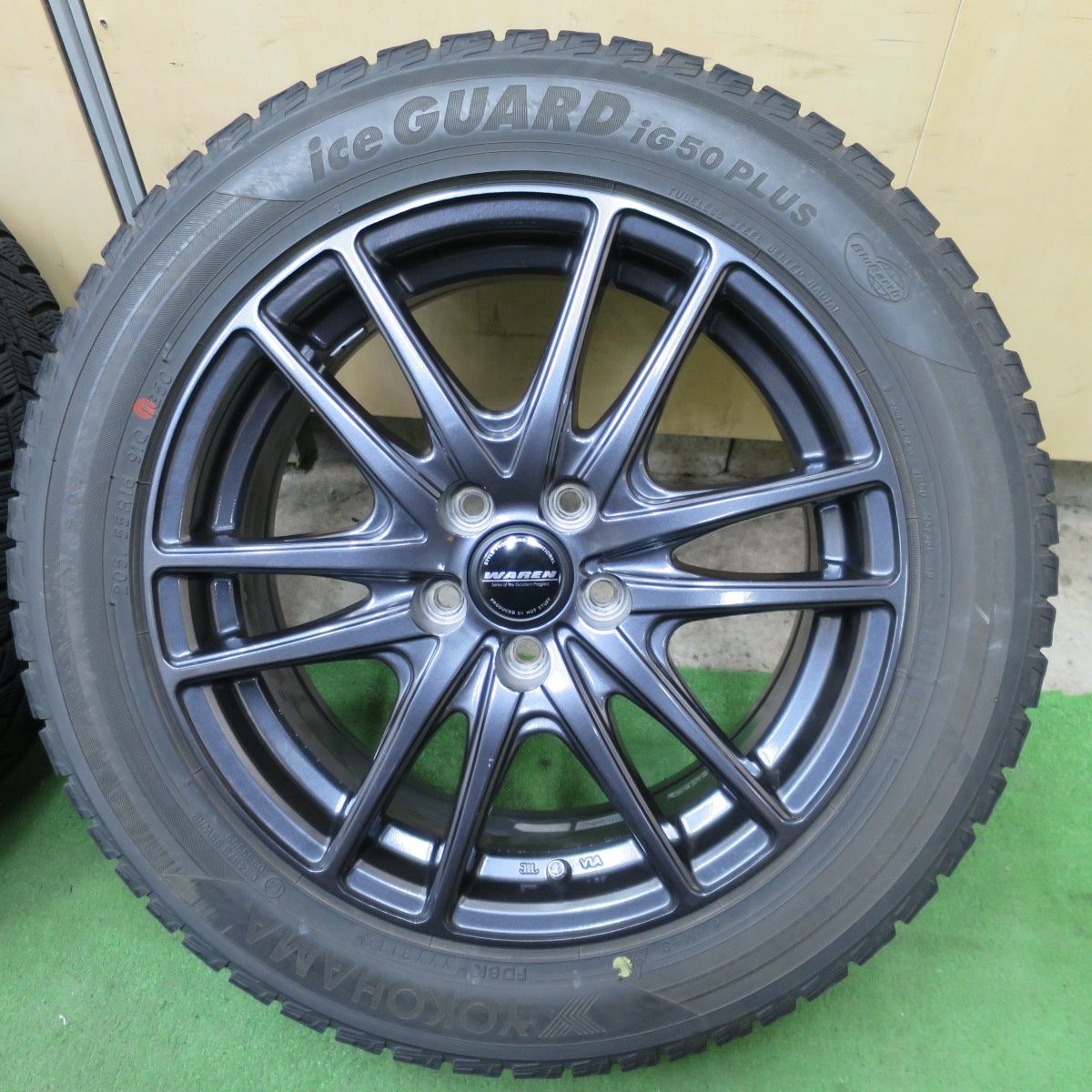 バリ溝！9分☆86 BRZ 等 205/55R16 スタッドレス ヨコハマ アイス 