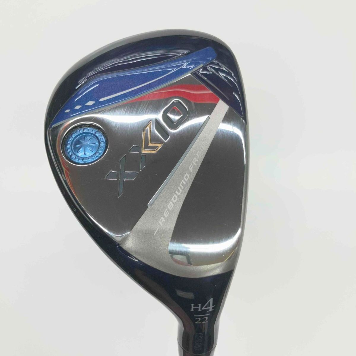 【中古美品】　レディース　XXIO13ハイブリッド　4番　MP1300　硬さA　ネイビー
