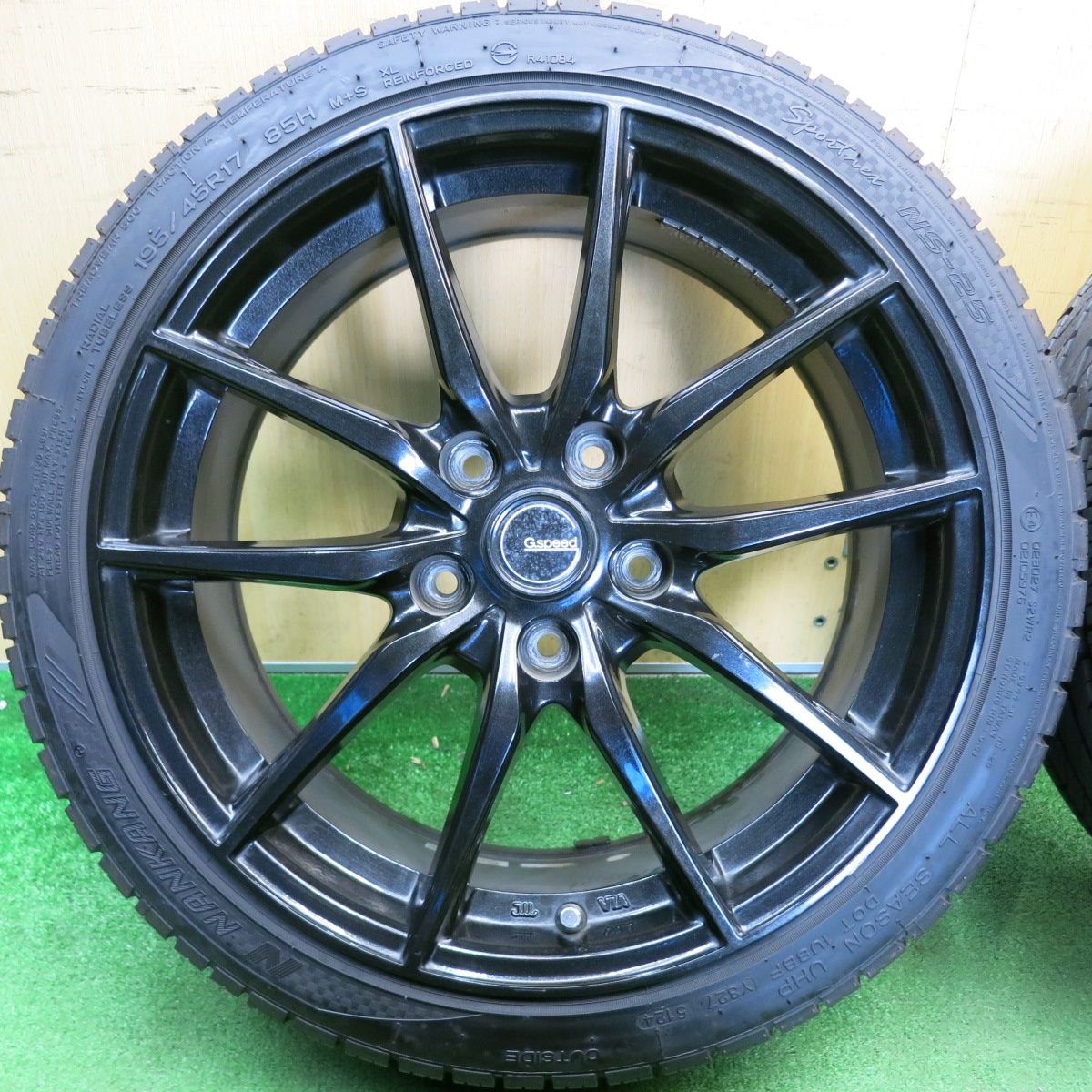 バリ溝！24年！9.5分☆195/45R17 ナンカン Sportnex NS-25 G.Speed G