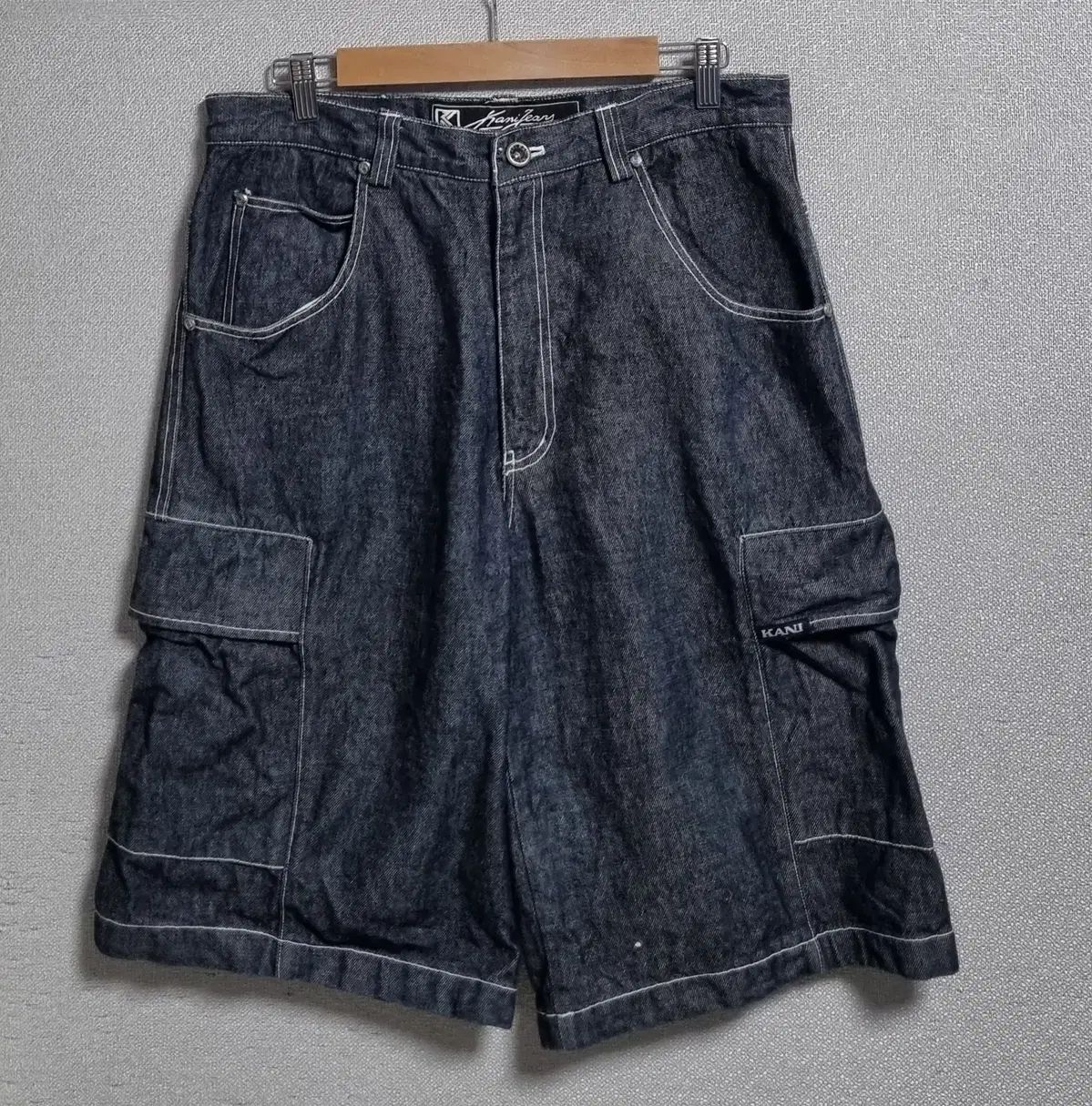 32) カニカーニ 20s ヴィンテージ カーゴ デニム ハーフパンツ