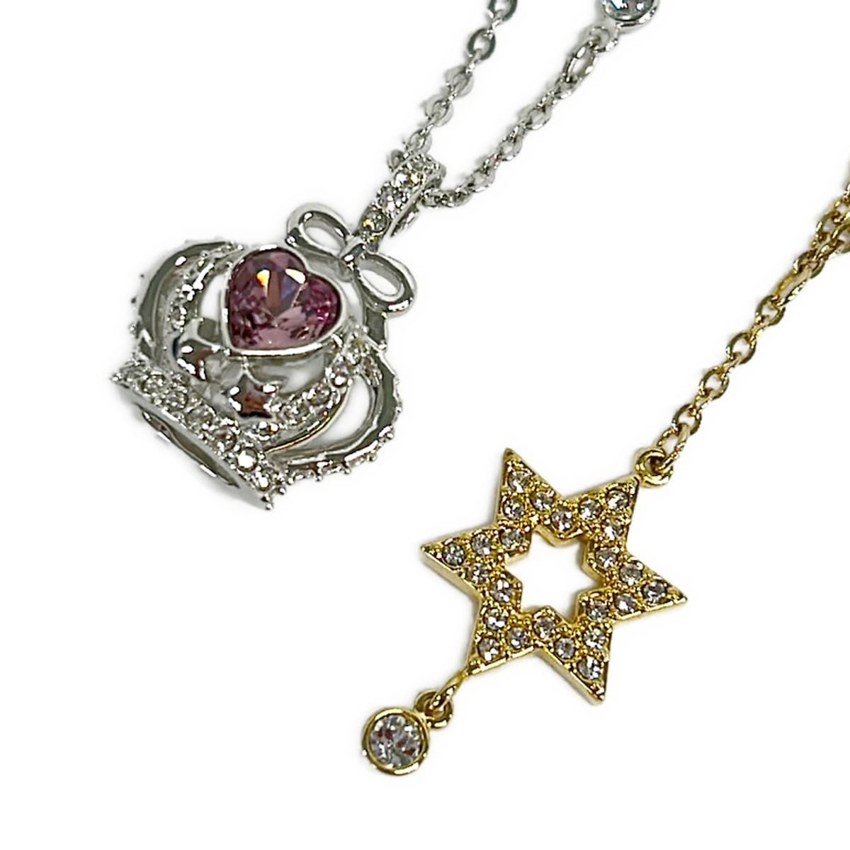 アクセサリー まとめ売り 2 【ゴールド系 SWAROVSKI 他】 SWAROVSKI(スワロフスキー) アクセサリー美品 - ゴールド×シルバー