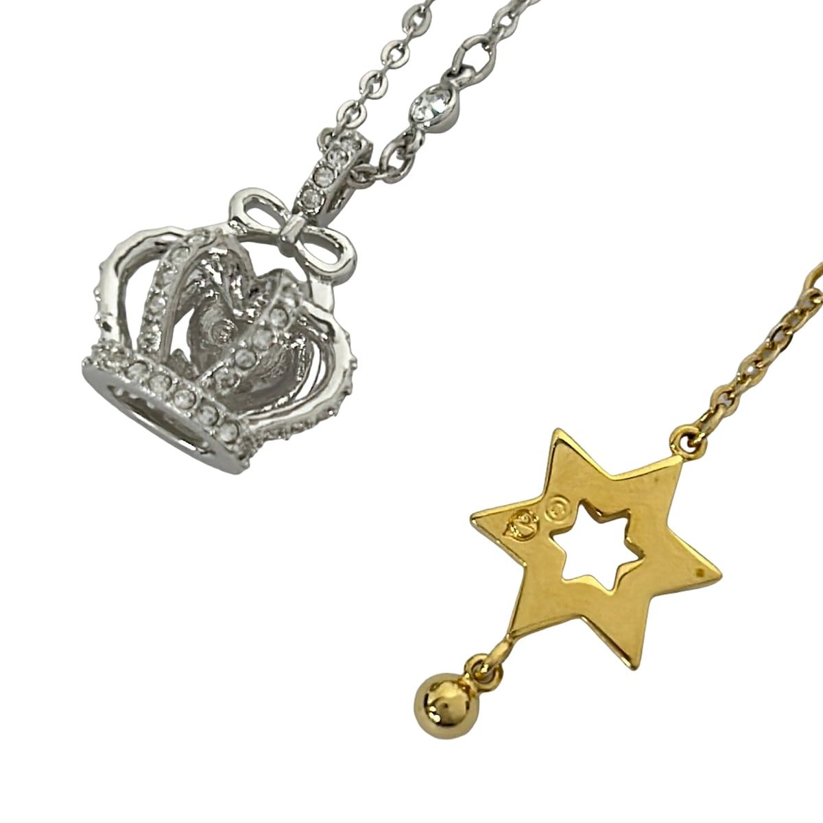 SWAROVSKI(スワロフスキー) アクセサリー美品 - ゴールド×シルバー 