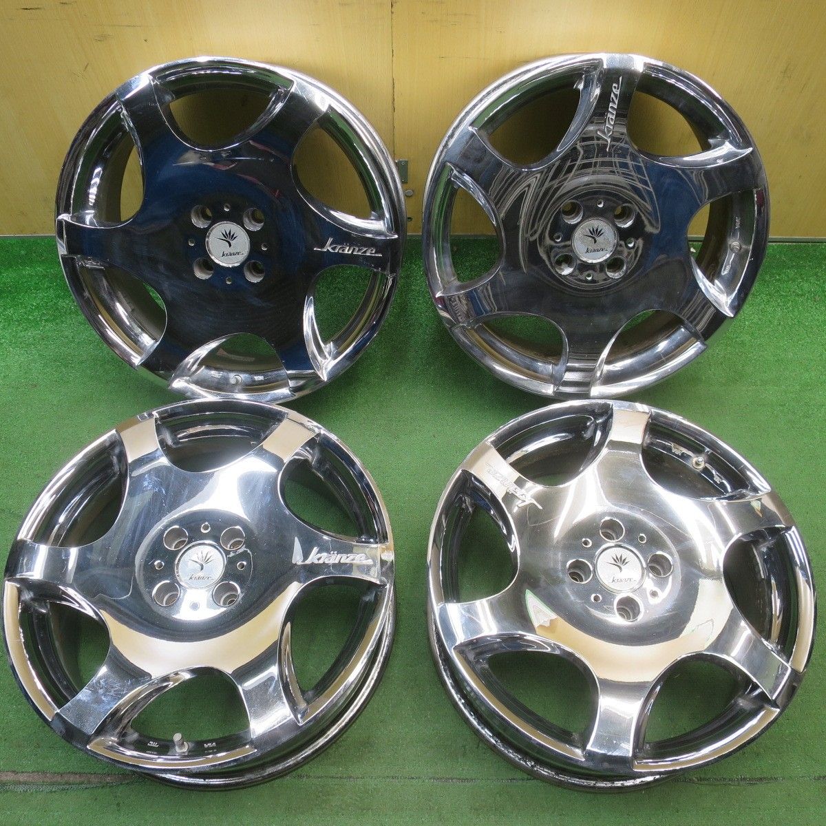 [送料無料] 4本価格★kranze クレンツェ バズレイア weds 17インチ ホイール ウェッズ 17×6.5J PCD100/4H★6050401NJホ