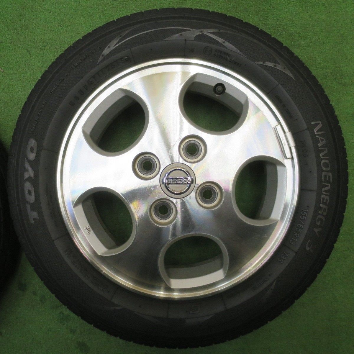 4本価格☆日産 オッティ 三菱 eKワゴン 純正 155/65R13 トーヨー ナノ