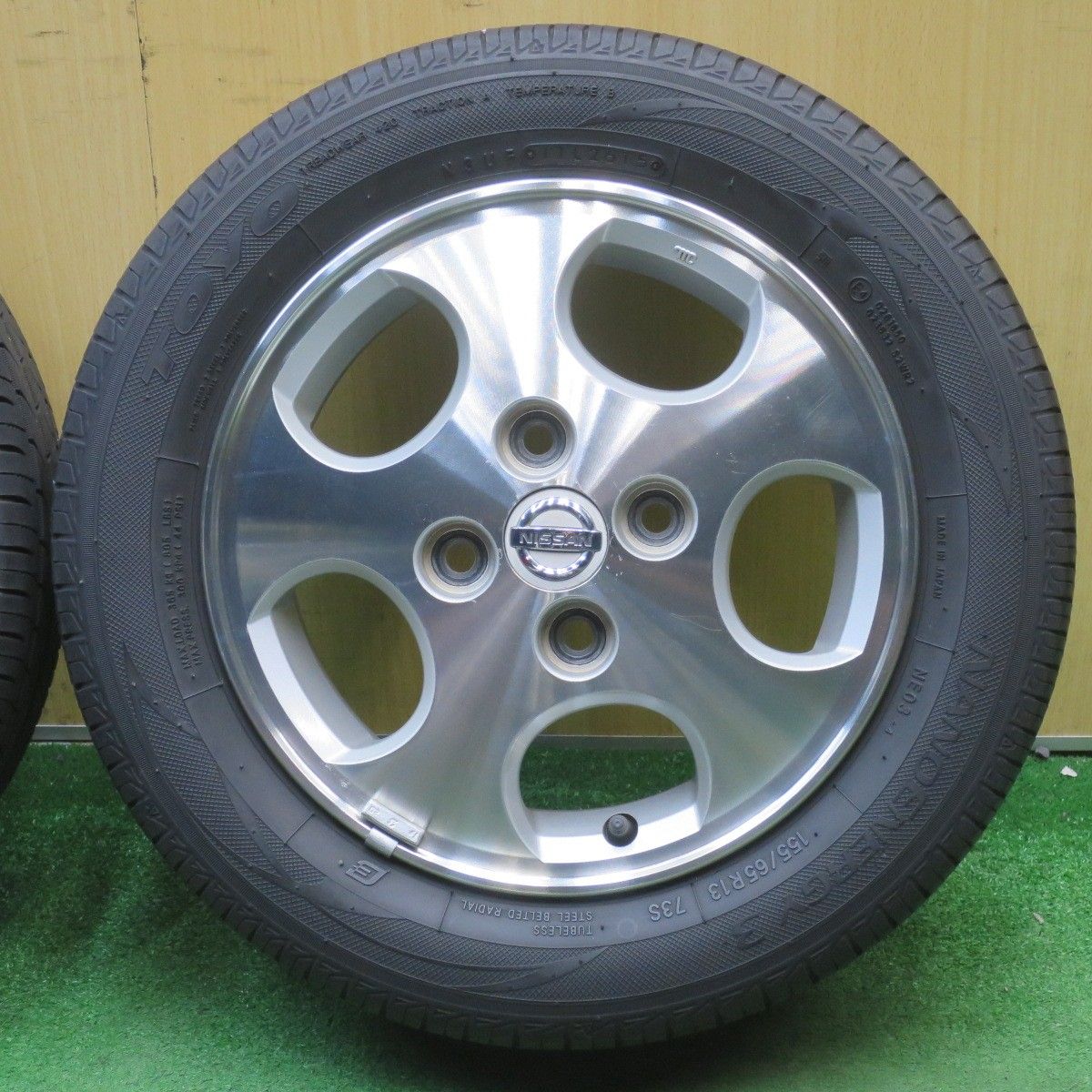 4本価格☆日産 オッティ 三菱 eKワゴン 純正 155/65R13 トーヨー ナノ
