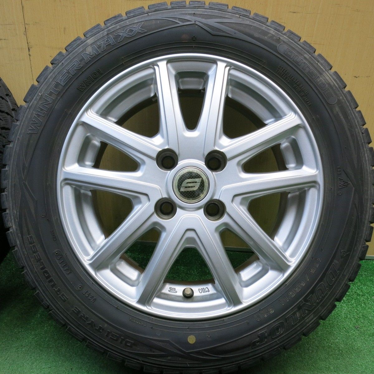 キレイ☆スタッドレス 175/65R14 ダンロップ ウインターマックス WM01 