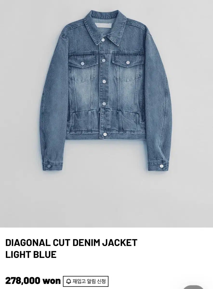 ee 이이 CUT デニム ジャケット 新品