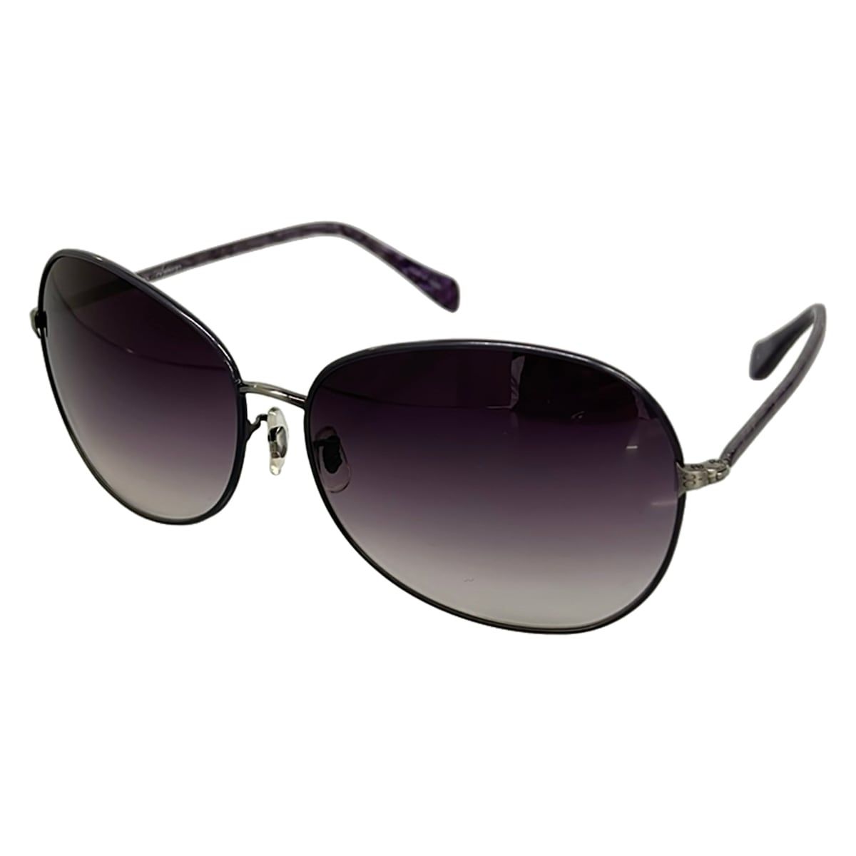 OLIVER PEOPLES(オリバーピープルズ) サングラス美品 - 黒×パープル 