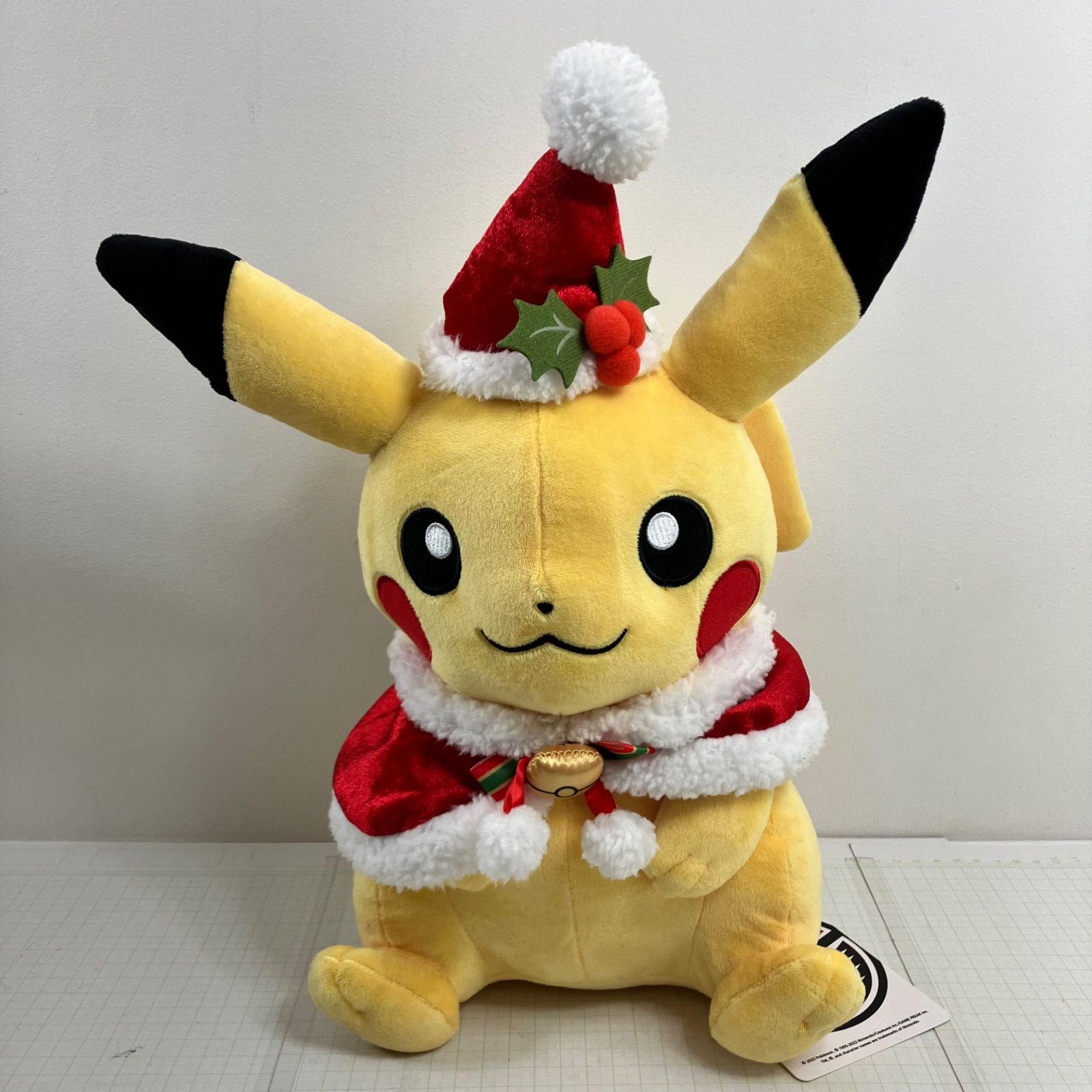 瀬戸店】タグ付き クリスマス ピカチュウ ぬいぐるみ タカラトミー