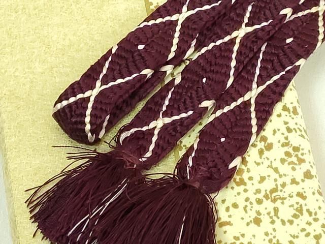 平和屋着物●極上　有職組紐道明　帯締め　唐組　宮内庁御用　国立博物館御用　東京芸術大学御用　逸品　DZAA12072kh6