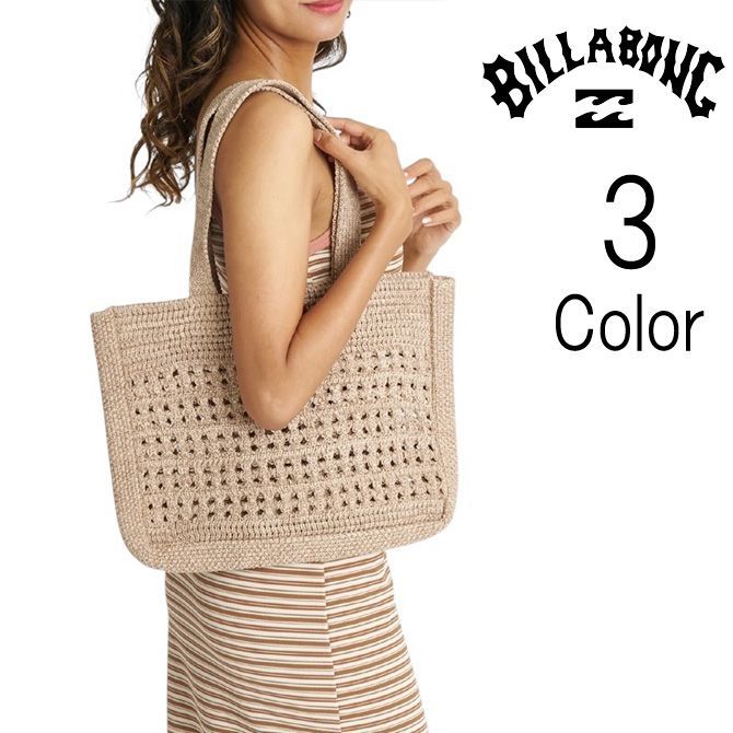 ビラボン Billabong レディース CROCHE TOTE BAG トートバッグ